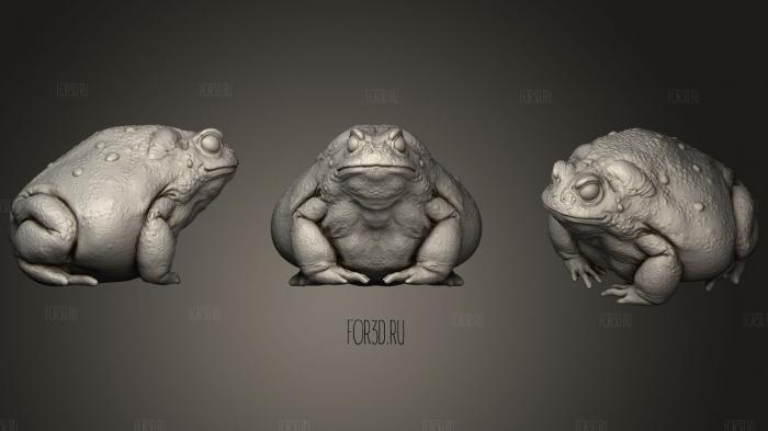 Toad Sculpture 3d stl модель для ЧПУ